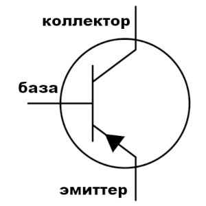 транзистор - обозначение на схеме биполярный тразистор